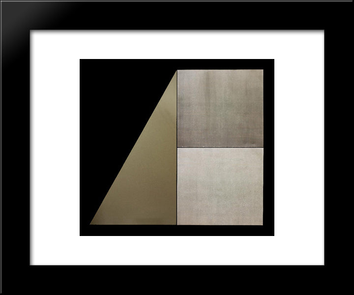 Sf Spring (Sweet Rain) 20x24 Black Modern Wood Framed Art Print Poster by Valledor, Leo
