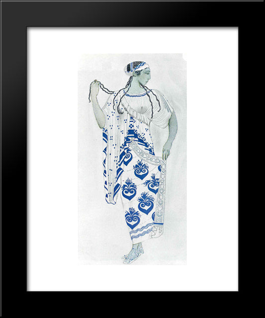Medee (Jean Anouilh) 20x24 Black Modern Wood Framed Art Print Poster by Bakst, Leon