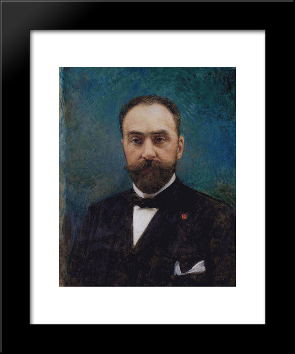 Charles Ephrussi 20x24 Black Modern Wood Framed Art Print Poster by Bonnat, Leon