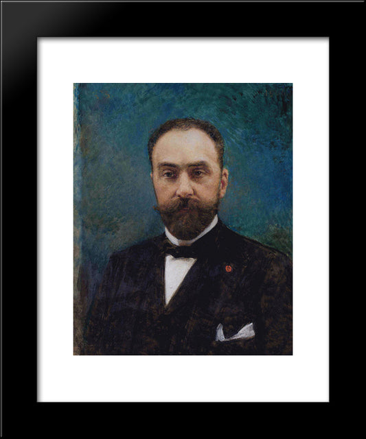 Charles Ephrussi 20x24 Black Modern Wood Framed Art Print Poster by Bonnat, Leon