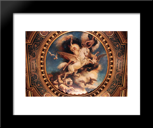 Le Triomphe De L'Art 20x24 Black Modern Wood Framed Art Print Poster by Bonnat, Leon