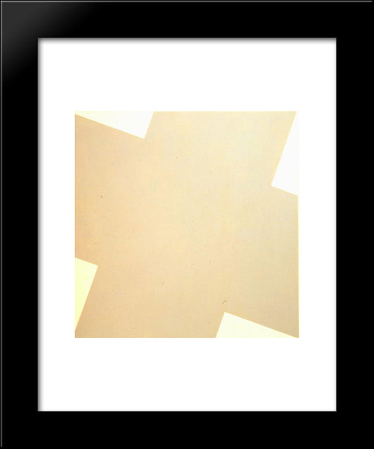 Crossroads Grey 20x24 Black Modern Wood Framed Art Print Poster by Polk Smith, Leon