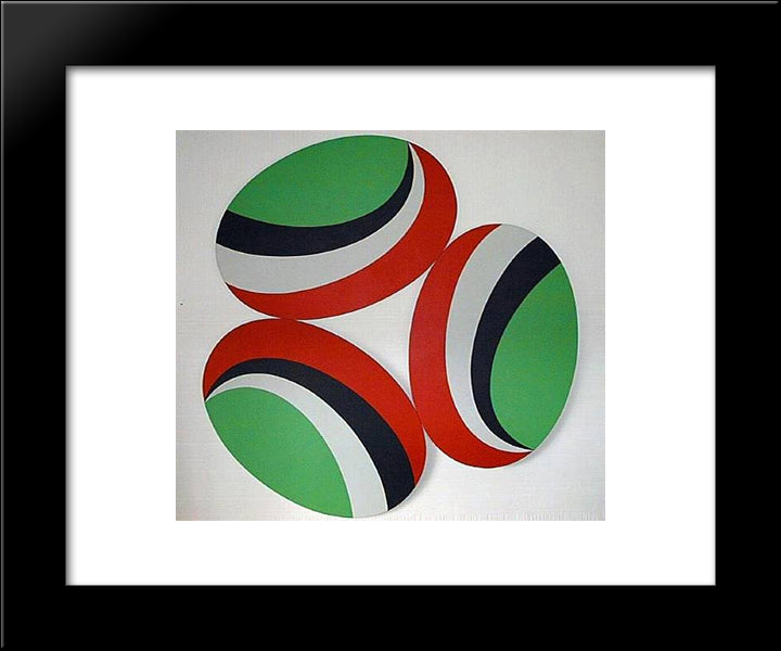 Oh Happy Day (Constellation Series) 20x24 Black Modern Wood Framed Art Print Poster by Polk Smith, Leon