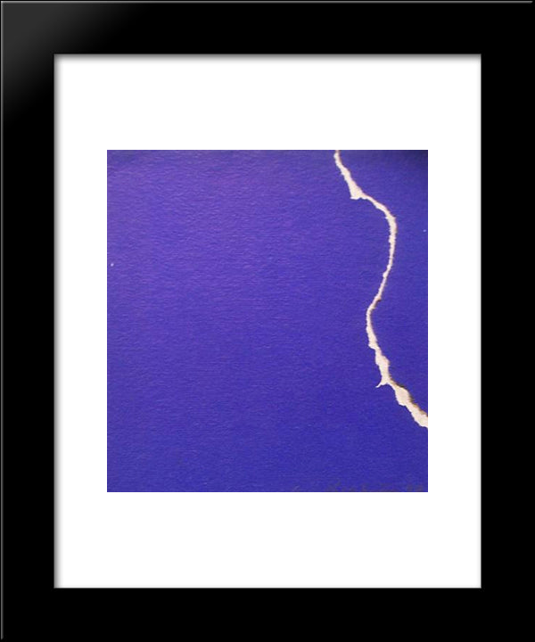Untitled 20x24 Black Modern Wood Framed Art Print Poster by Polk Smith, Leon