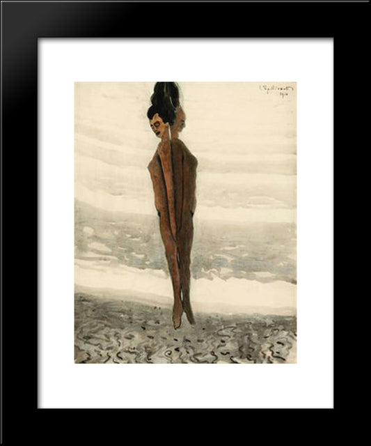 L'Elevation 20x24 Black Modern Wood Framed Art Print Poster by Spilliaert, Leon