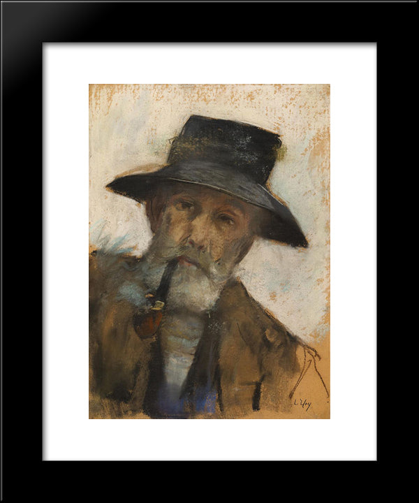 Kufermeister Adam Chaudy 20x24 Black Modern Wood Framed Art Print Poster by Ury, Lesser