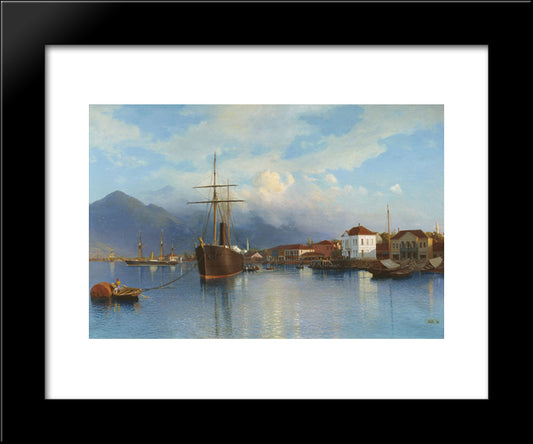 Batum 20x24 Black Modern Wood Framed Art Print Poster by Lagorio, Lev