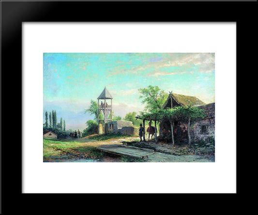 In The Caucasus 20x24 Black Modern Wood Framed Art Print Poster by Lagorio, Lev