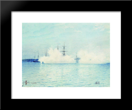 Salute September 26, 1902 20x24 Black Modern Wood Framed Art Print Poster by Lagorio, Lev
