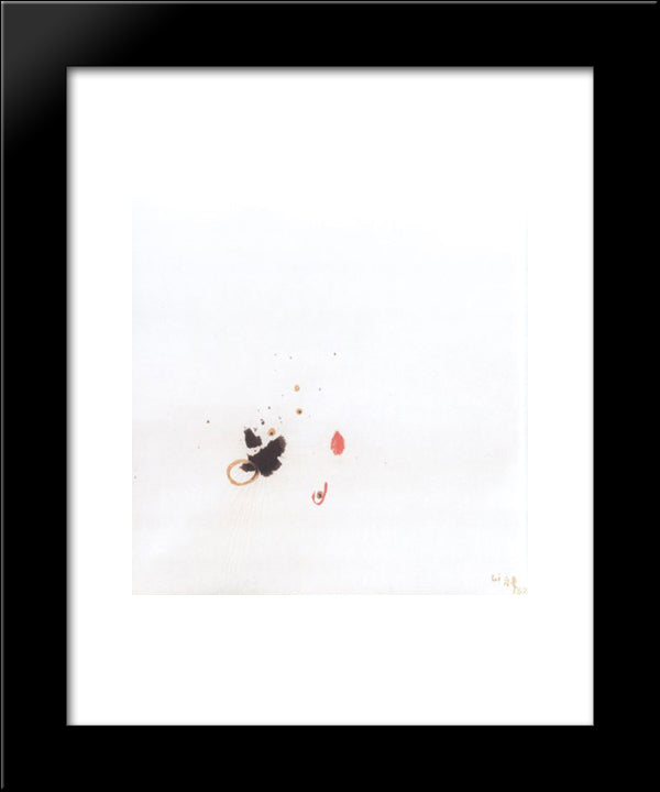 Untitled 20x24 Black Modern Wood Framed Art Print Poster by Yuan Chia, Li