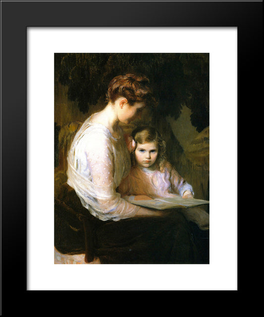 A Fairy Tale 20x24 Black Modern Wood Framed Art Print Poster by Cabot Perry, Lilla