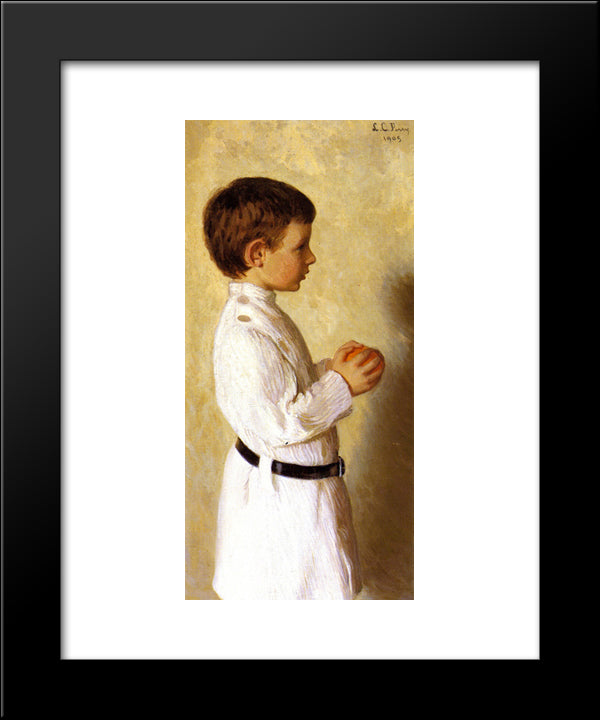 Augustus Lowell Putnam 20x24 Black Modern Wood Framed Art Print Poster by Cabot Perry, Lilla