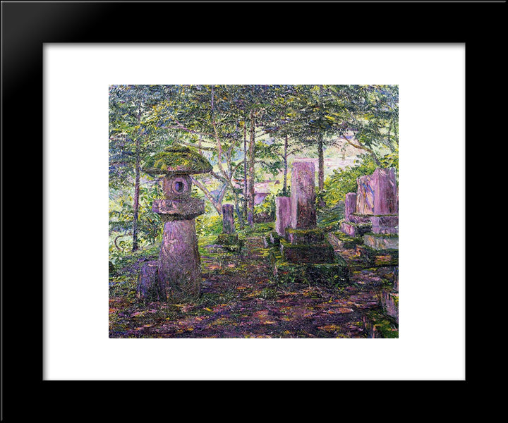 Japan 20x24 Black Modern Wood Framed Art Print Poster by Cabot Perry, Lilla