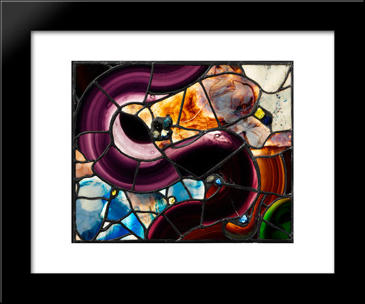 Bella Apartment Window 20x24 Black Modern Wood Framed Art Print Poster by Tiffany, Louis Comfort