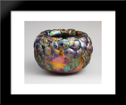 Bowl 20x24 Black Modern Wood Framed Art Print Poster by Tiffany, Louis Comfort