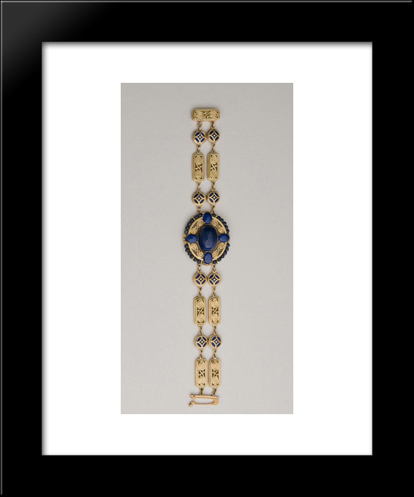 Bracelet 20x24 Black Modern Wood Framed Art Print Poster by Tiffany, Louis Comfort