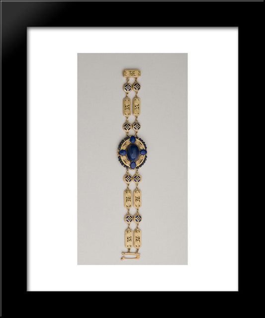 Bracelet 20x24 Black Modern Wood Framed Art Print Poster by Tiffany, Louis Comfort