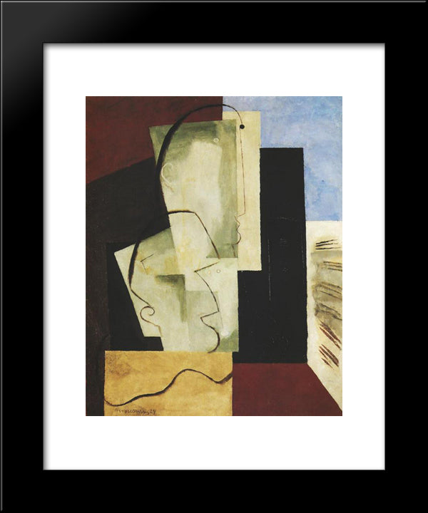 Concert 20x24 Black Modern Wood Framed Art Print Poster by Marcoussis, Louis