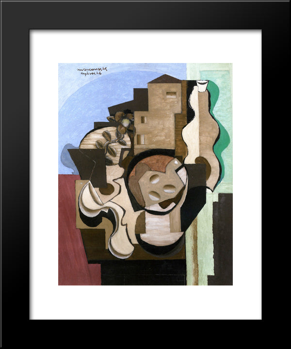 Hyeres I 20x24 Black Modern Wood Framed Art Print Poster by Marcoussis, Louis
