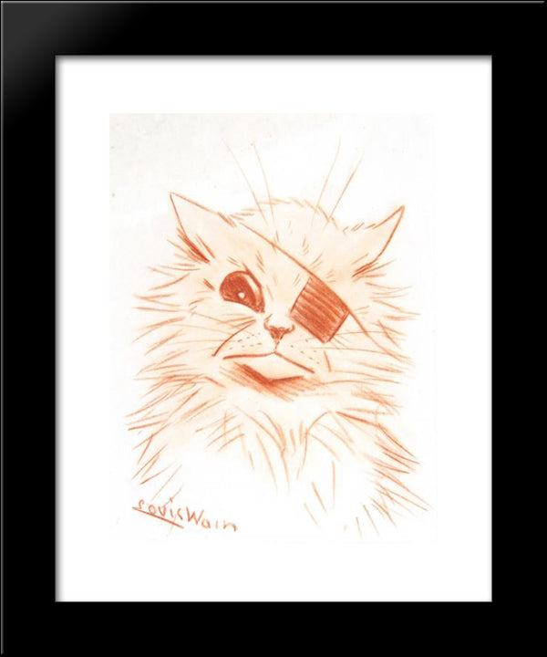 In The Wars 20x24 Black Modern Wood Framed Art Print Poster by Wain, Louis