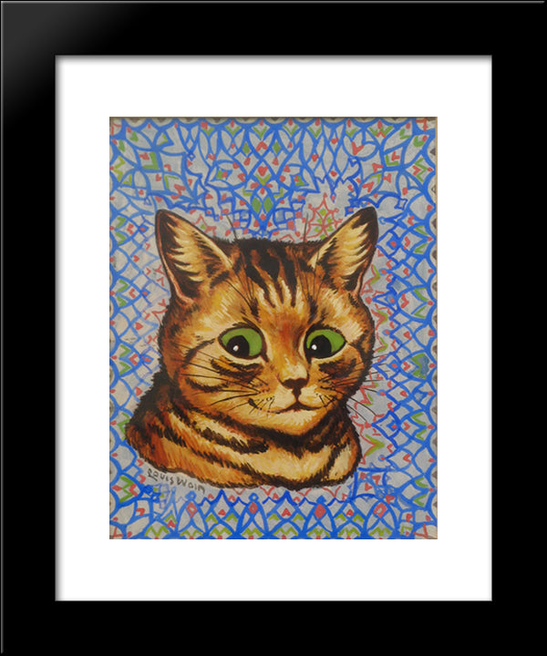 Untitled 20x24 Black Modern Wood Framed Art Print Poster by Wain, Louis