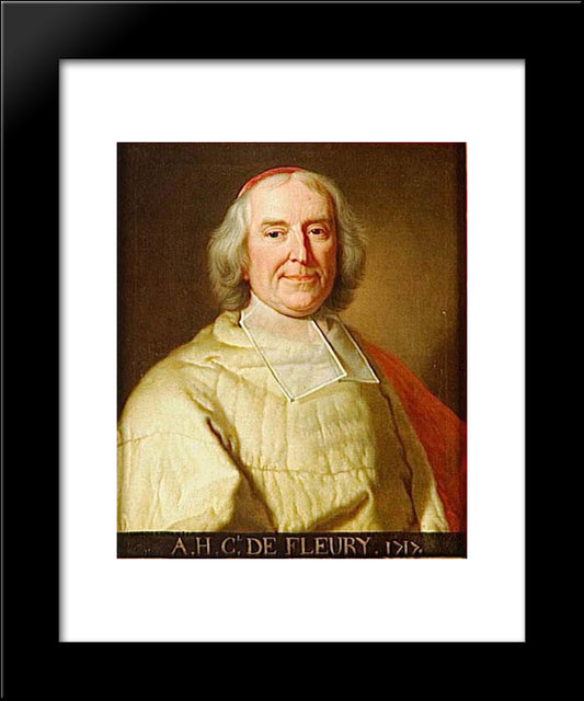 Andre Hercule De Fleury 20x24 Black Modern Wood Framed Art Print Poster by Vigee Le Brun, Louise Elisabeth
