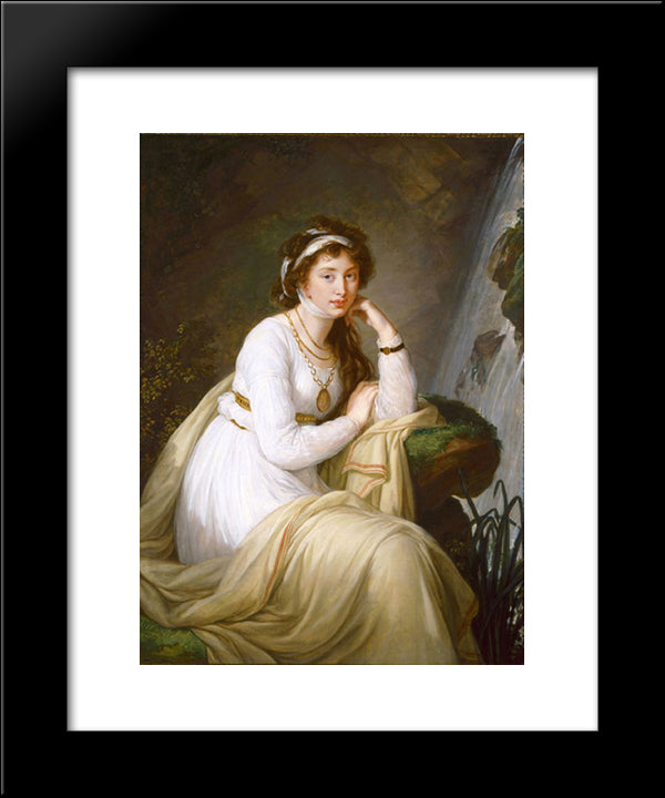 Anna Ivanovna Tolstaya 20x24 Black Modern Wood Framed Art Print Poster by Vigee Le Brun, Louise Elisabeth