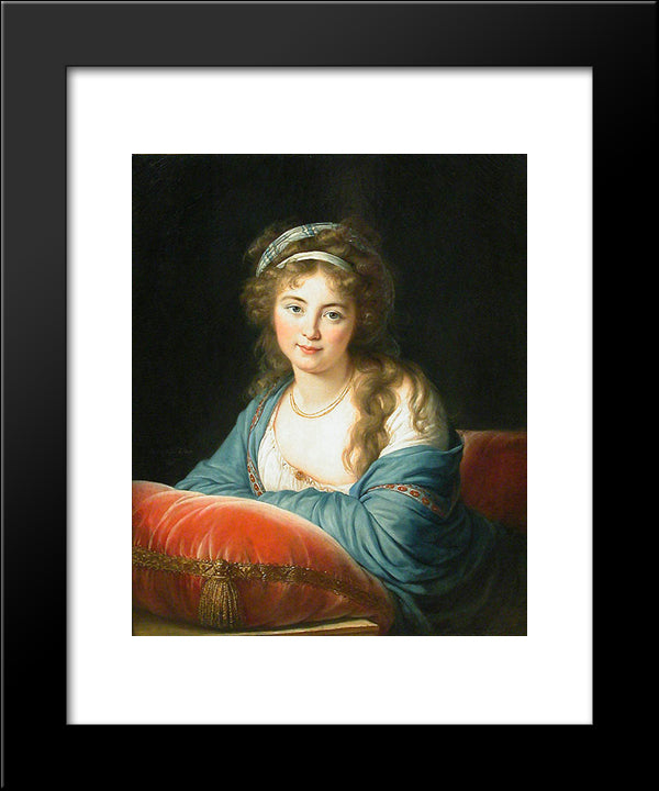 Countess Skavronskaia 20x24 Black Modern Wood Framed Art Print Poster by Vigee Le Brun, Louise Elisabeth