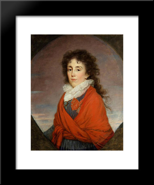 Ekaterina I. Kutuzova, Wife Of Russian Field Marshal M.I. Kutuzov 20x24 Black Modern Wood Framed Art Print Poster by Vigee Le Brun, Louise Elisabeth