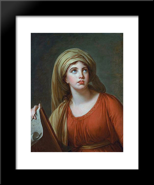 Lady Hamilton As The Persian Sibyl 20x24 Black Modern Wood Framed Art Print Poster by Vigee Le Brun, Louise Elisabeth