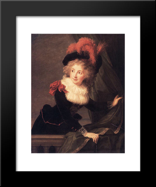 Madame Perregaux 20x24 Black Modern Wood Framed Art Print Poster by Vigee Le Brun, Louise Elisabeth