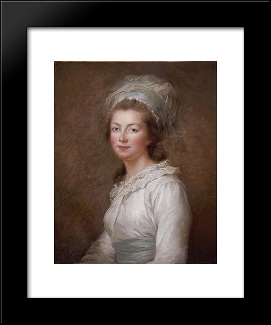 Portrait Of Elisabeth Of France 20x24 Black Modern Wood Framed Art Print Poster by Vigee Le Brun, Louise Elisabeth