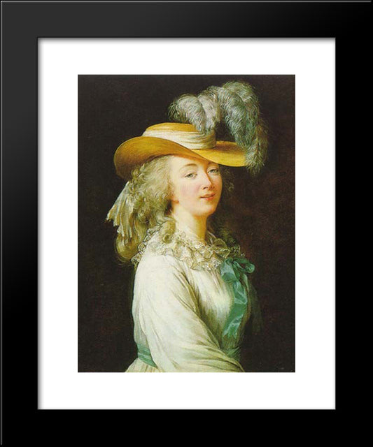 Portrait Of Madame Du Barry 20x24 Black Modern Wood Framed Art Print Poster by Vigee Le Brun, Louise Elisabeth