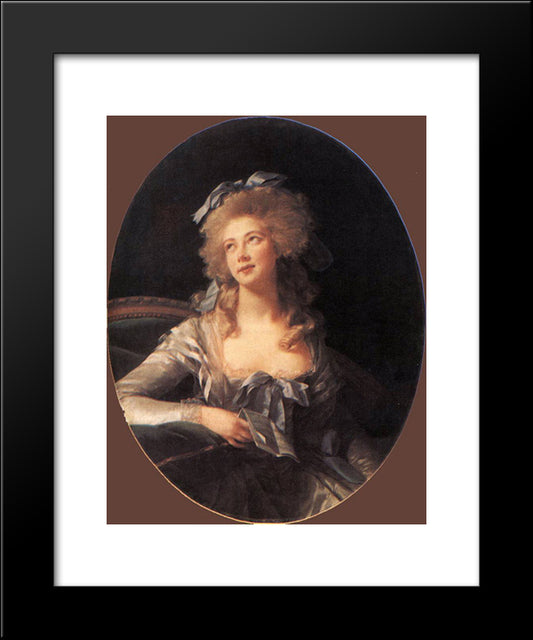 Portrait Of Madame Grand 20x24 Black Modern Wood Framed Art Print Poster by Vigee Le Brun, Louise Elisabeth