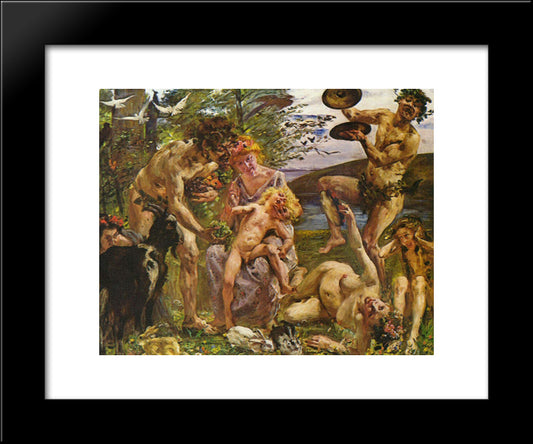 Die Jugend Des Zeus 20x24 Black Modern Wood Framed Art Print Poster by Corinth, Lovis