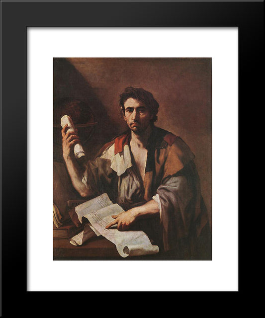 Cynic Philosopher 20x24 Black Modern Wood Framed Art Print Poster by Giordano, Luca