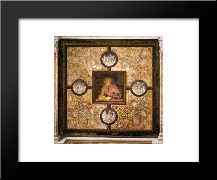 Claudian 20x24 Black Modern Wood Framed Art Print Poster by Signorelli, Luca