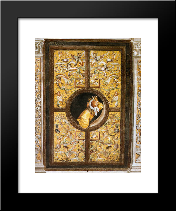 Empedocles 20x24 Black Modern Wood Framed Art Print Poster by Signorelli, Luca