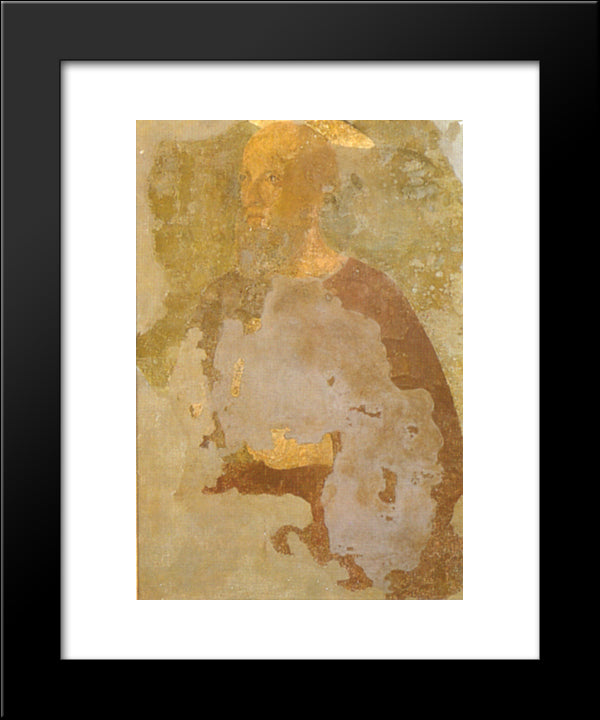 St. Paul 20x24 Black Modern Wood Framed Art Print Poster by Signorelli, Luca