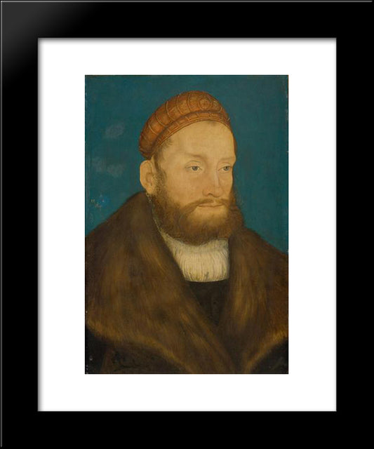 Casimir, Margrave Of Brandenburg 20x24 Black Modern Wood Framed Art Print Poster by Cranach the Elder, Lucas