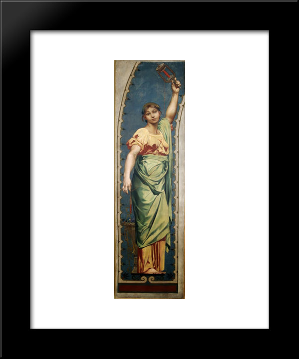 Tapestry 20x24 Black Modern Wood Framed Art Print Poster by Merson, Luc Olivier