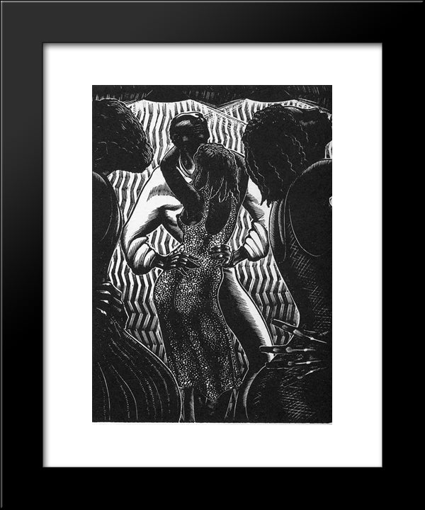 Alec Waugh'S Hot Countries 20x24 Black Modern Wood Framed Art Print Poster by Ward, Lynd