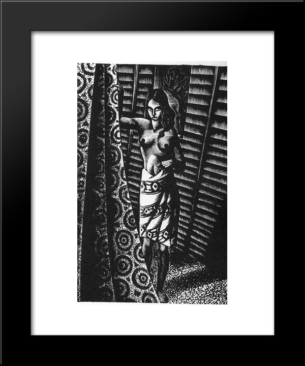 Alec Waugh'S Most Women... 20x24 Black Modern Wood Framed Art Print Poster by Ward, Lynd
