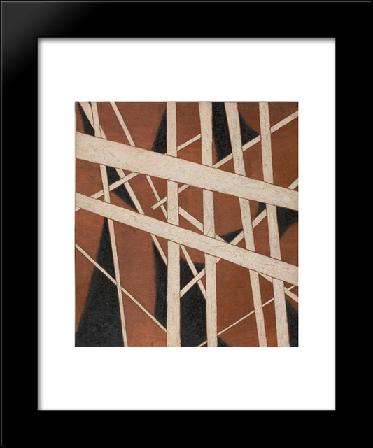 Building The Revolution. Soviet Art And Architecture 20x24 Black Modern Wood Framed Art Print Poster by Popova, Lyubov