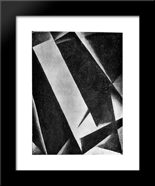 Untitled 20x24 Black Modern Wood Framed Art Print Poster by Popova, Lyubov