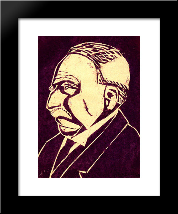 Escher'S Father 20x24 Black Modern Wood Framed Art Print Poster by Escher, M.C.