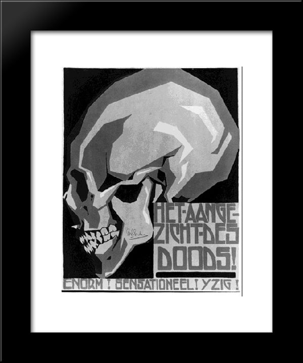 Poster 20x24 Black Modern Wood Framed Art Print Poster by Escher, M.C.