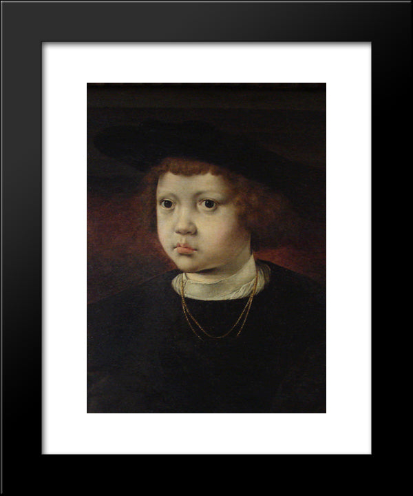 Prince Hans Of Denmark, Norway And Sweden 20x24 Black Modern Wood Framed Art Print Poster by Mabuse