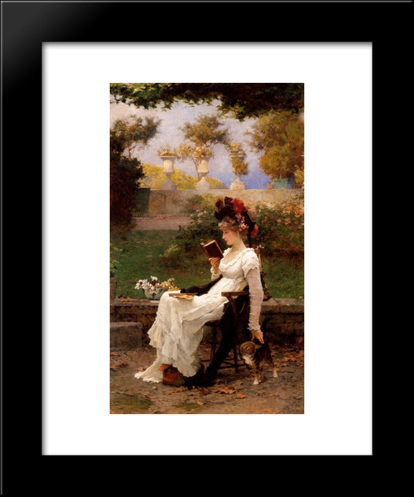The End Of The Story 20x24 Black Modern Wood Framed Art Print Poster by Stone, Marcus