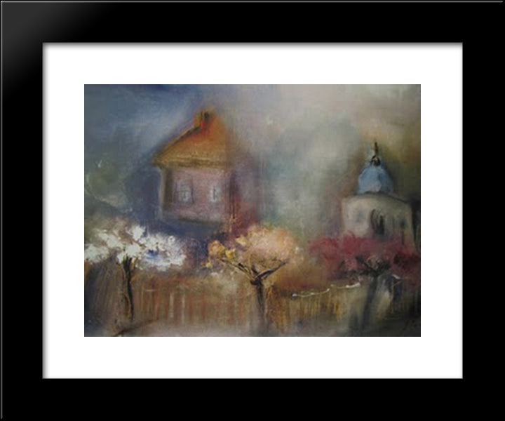 Landscape 20x24 Black Modern Wood Framed Art Print Poster by Sterian, Margareta